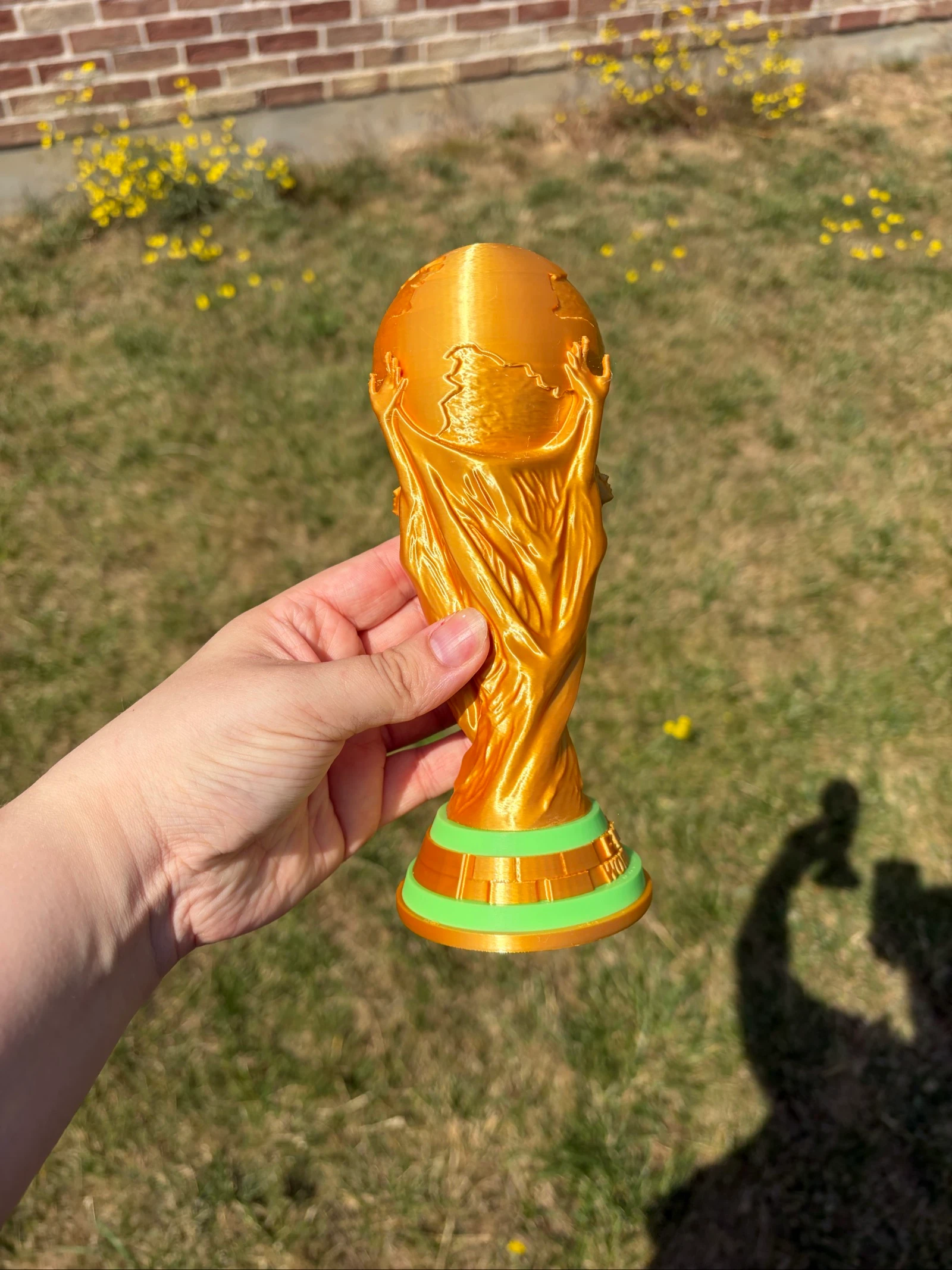 Copa do mundo impressão 3D 20 cm – photo 2